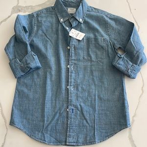 Crewcuts chambray button down